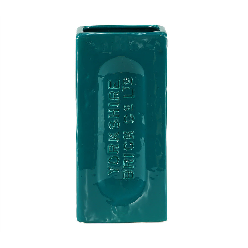 Yorkshire Brick Vase Teal