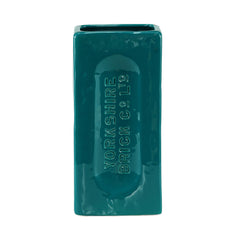 Yorkshire Brick Vase Teal