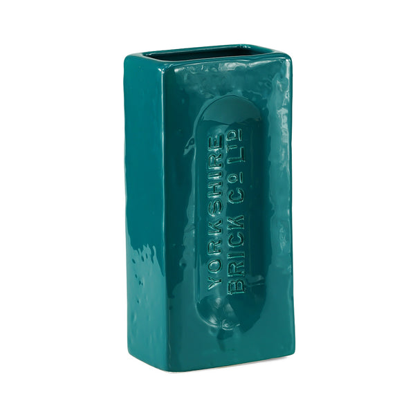 Yorkshire Brick Vase Teal