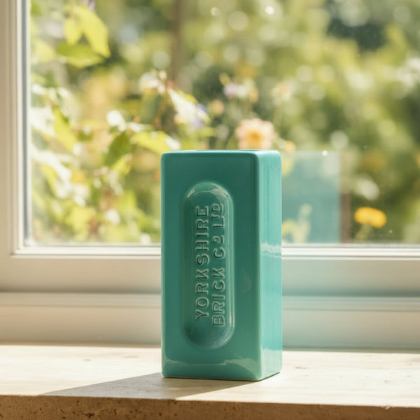 Yorkshire Brick Vase Turquoise