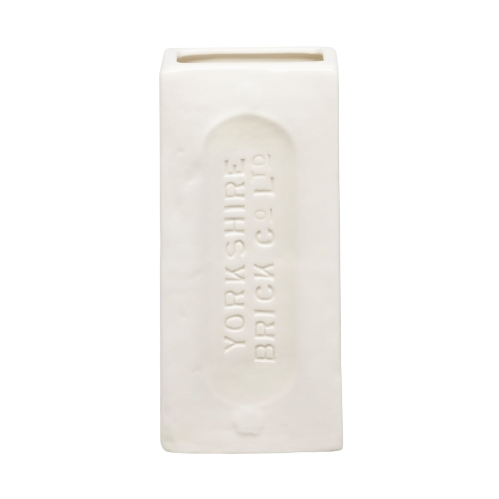 Yorkshire Brick Vase White