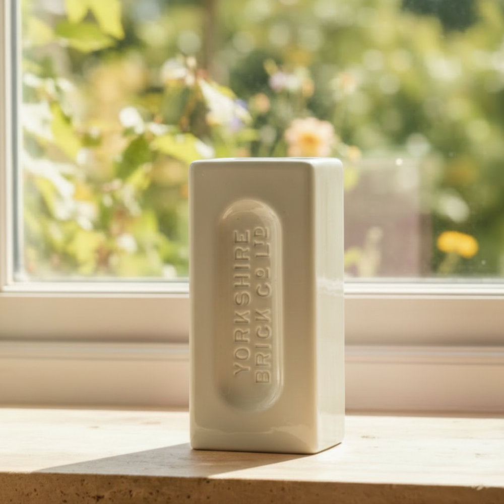 Yorkshire Brick Vase White