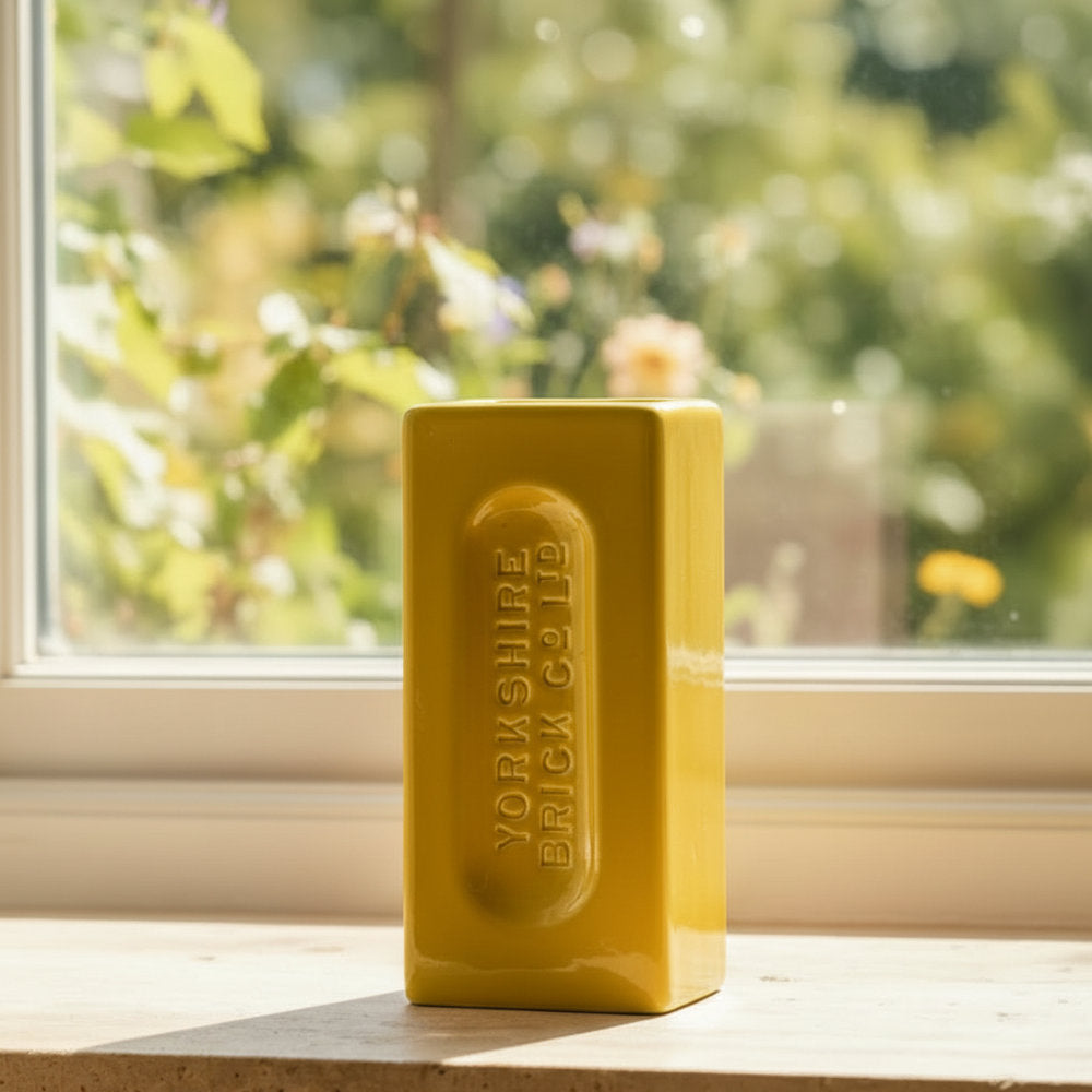Yorkshire Brick Vase Yellow